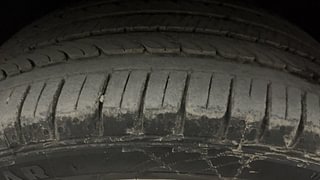 Used 2017 Hyundai Elite i20 Asta 1.4 CRDI Dual Tone Diesel Manual tyres LEFT FRONT TYRE TREAD VIEW