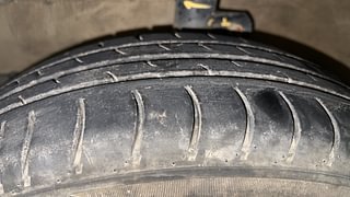 Used 2014 Maruti Suzuki A-Star [2012-2014] VXI Petrol Manual tyres LEFT FRONT TYRE TREAD VIEW