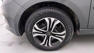 Used 2022 Tata Tigor Revotron XZ+ CNG Petrol+cng Manual tyres LEFT FRONT TYRE RIM VIEW