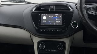 Used 2022 Tata Tigor Revotron XZ+ CNG Petrol+cng Manual interior MUSIC SYSTEM & AC CONTROL VIEW