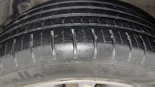 Used 2017 Maruti Suzuki Ciaz Alpha 1.4 MT Petrol Manual tyres LEFT FRONT TYRE TREAD VIEW