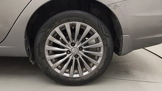 Used 2017 Maruti Suzuki Ciaz Alpha 1.4 MT Petrol Manual tyres LEFT REAR TYRE RIM VIEW