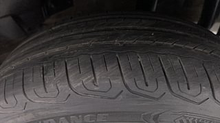 Used 2022 Tata Tigor Revotron XZ+ CNG Petrol+cng Manual tyres LEFT REAR TYRE TREAD VIEW