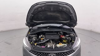 Used 2022 Tata Tigor Revotron XZ+ CNG Petrol+cng Manual engine ENGINE & BONNET OPEN FRONT VIEW
