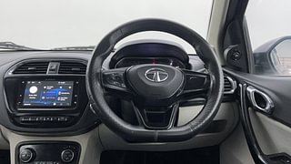 Used 2022 Tata Tigor Revotron XZ+ CNG Petrol+cng Manual interior STEERING VIEW