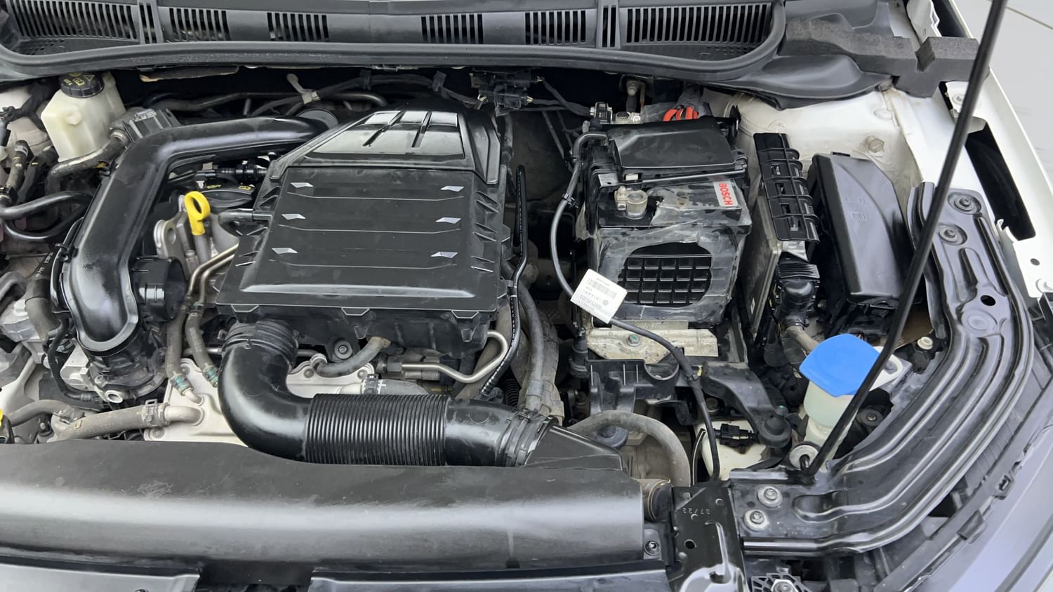 New Skoda Slavia engine ENGINE LEFT SIDE VIEW