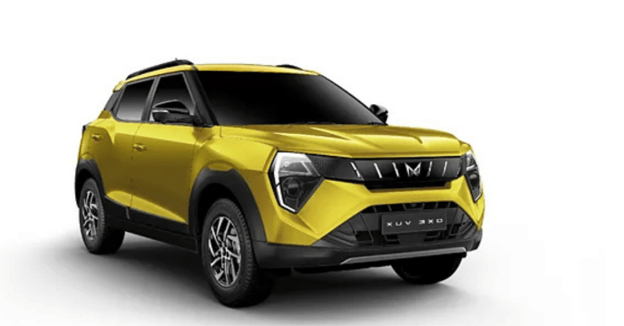 New Mahindra XUV 3XO Citrine Yellow