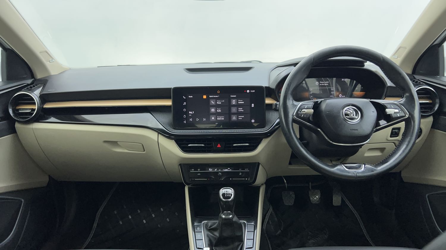 New Skoda Slavia interior DASHBOARD VIEW