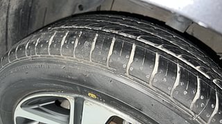 Used 2020 Hyundai Aura SX 1.2 (O) Petrol Petrol Manual tyres LEFT FRONT TYRE TREAD VIEW