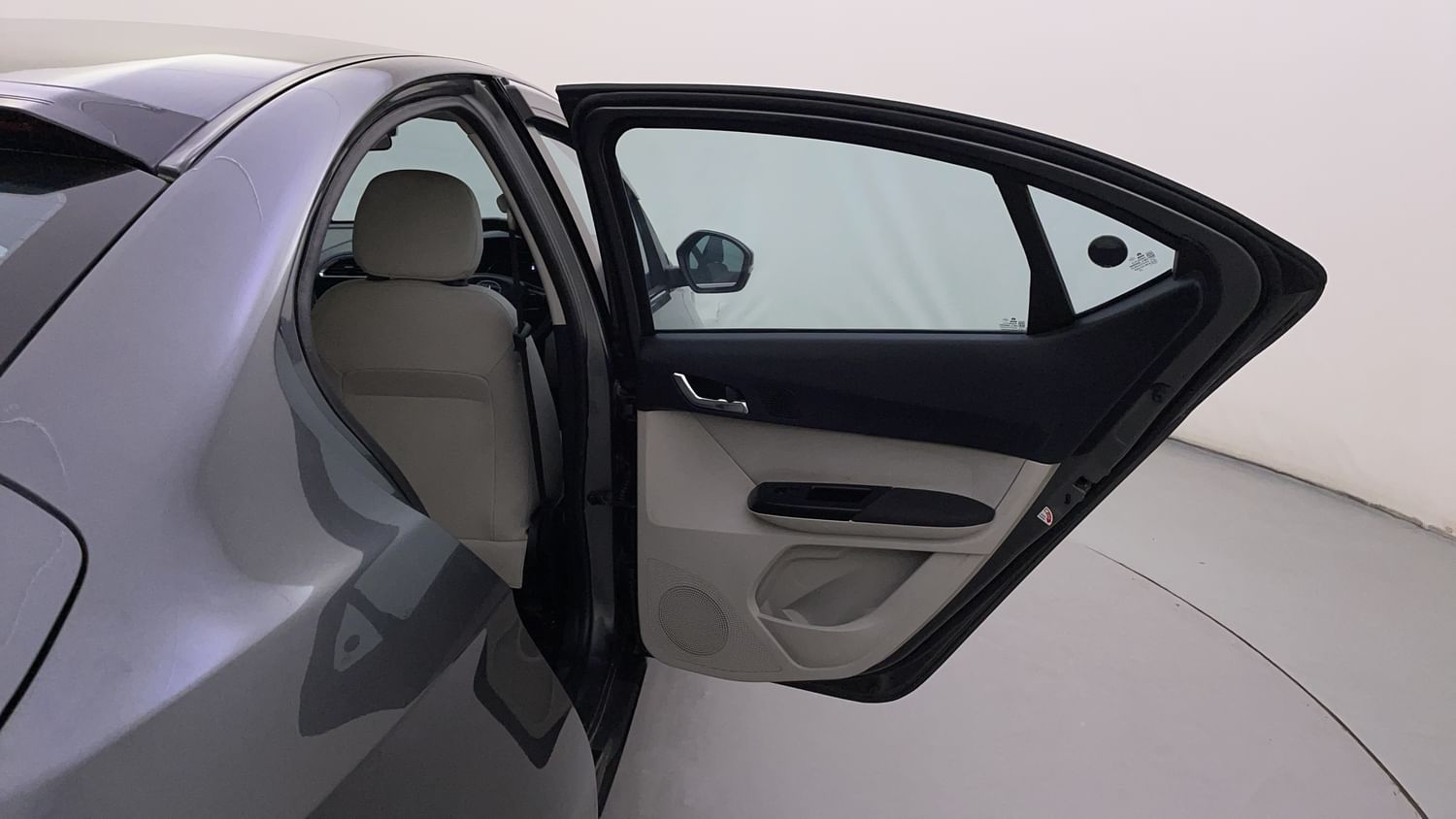 New Tata Tigor interior RIGHT REAR DOOR OPEN VIEW