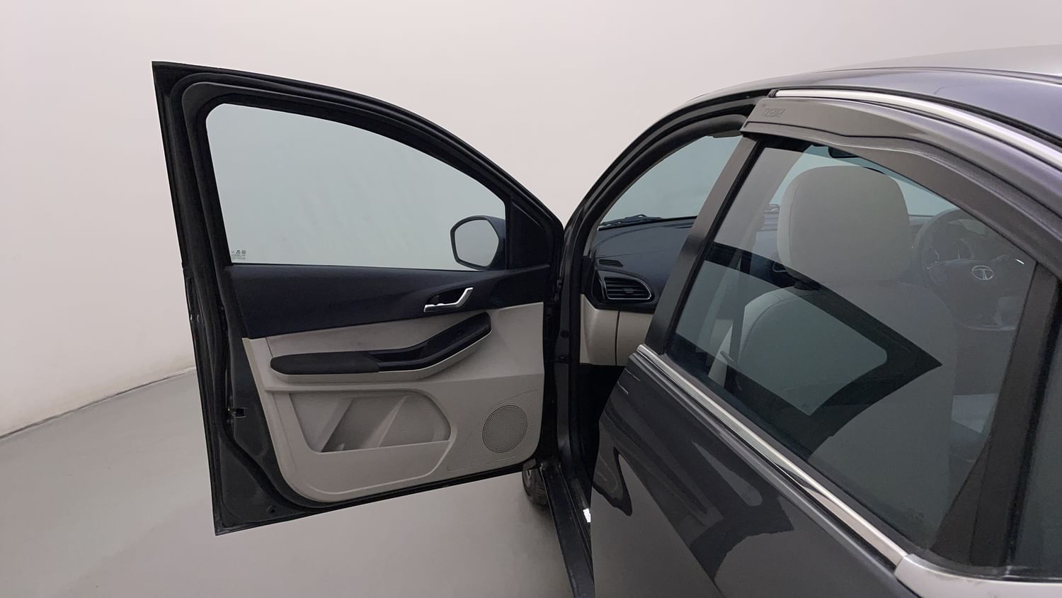 New Tata Tigor interior LEFT FRONT DOOR OPEN VIEW