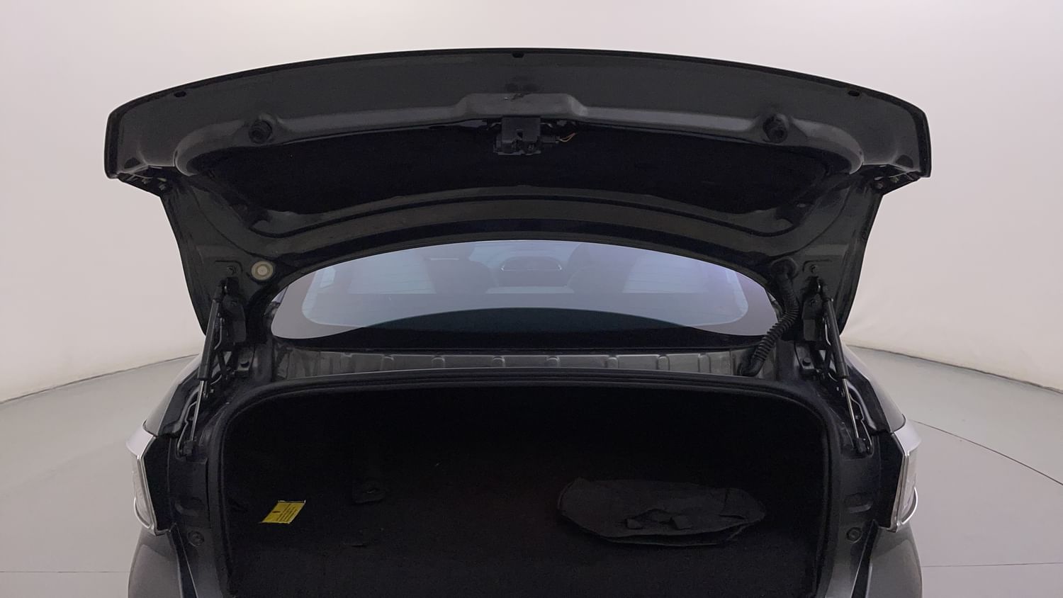 New Tata Tigor interior DICKY DOOR OPEN VIEW