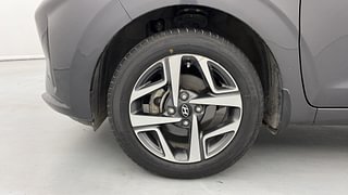 Used 2020 Hyundai Aura SX 1.2 (O) Petrol Petrol Manual tyres LEFT FRONT TYRE RIM VIEW