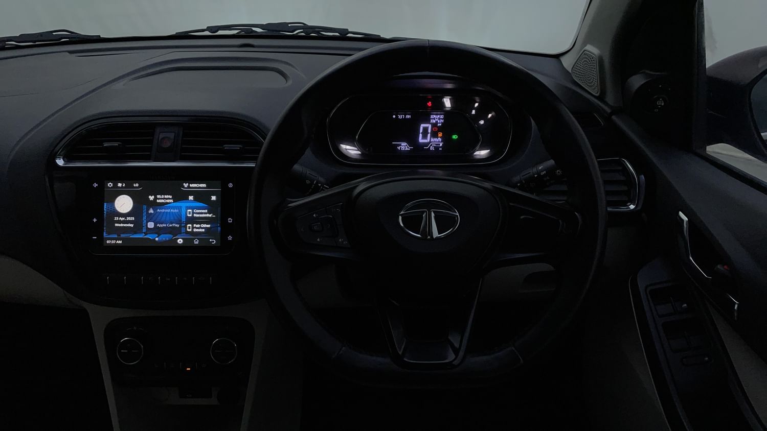 New Tata Tigor interior STEERING VIEW