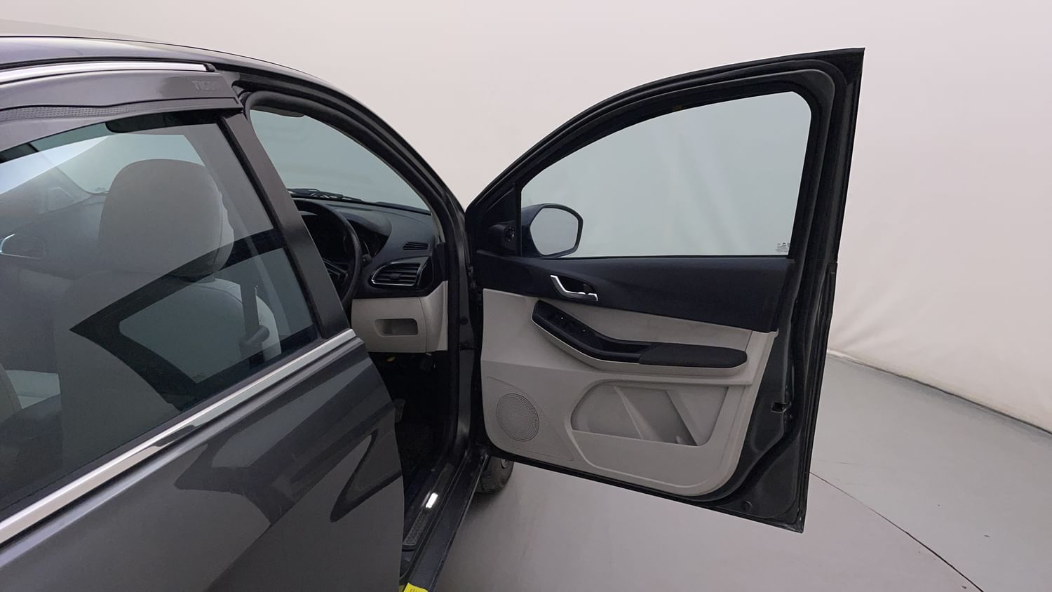 New Tata Tigor interior RIGHT FRONT DOOR OPEN VIEW