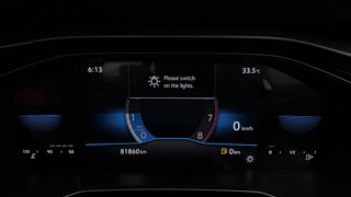Used 2022 Volkswagen Virtus Topline 1.0 TSI MT Petrol Manual interior CLUSTERMETER VIEW