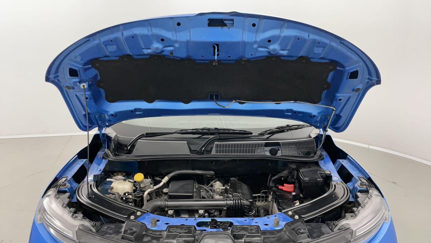 New Renault Kiger engine ENGINE & BONNET OPEN FRONT VIEW