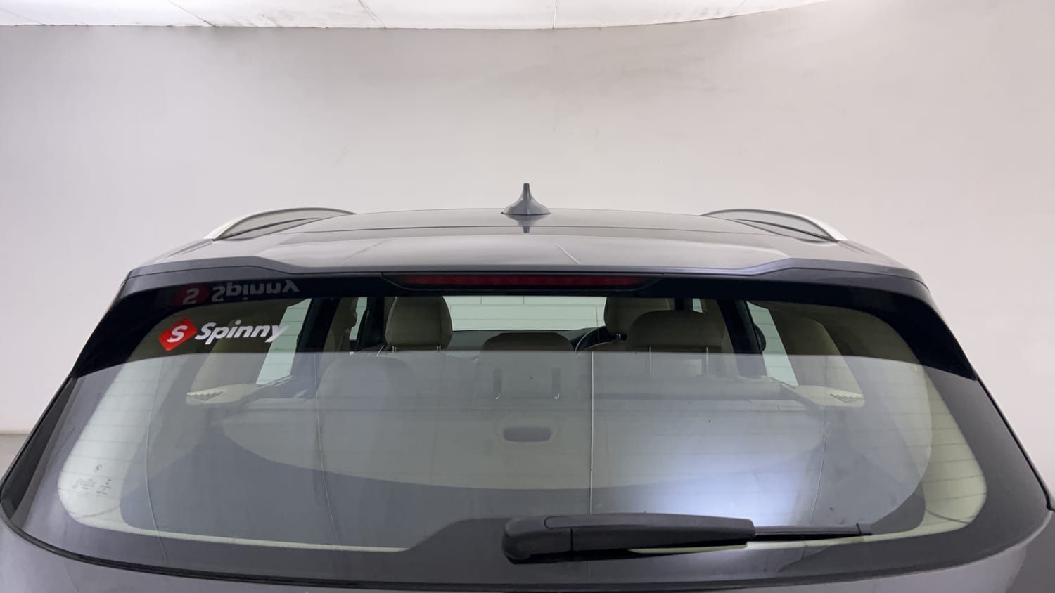 New BMW X3 exterior BACK WINDSHIELD VIEW