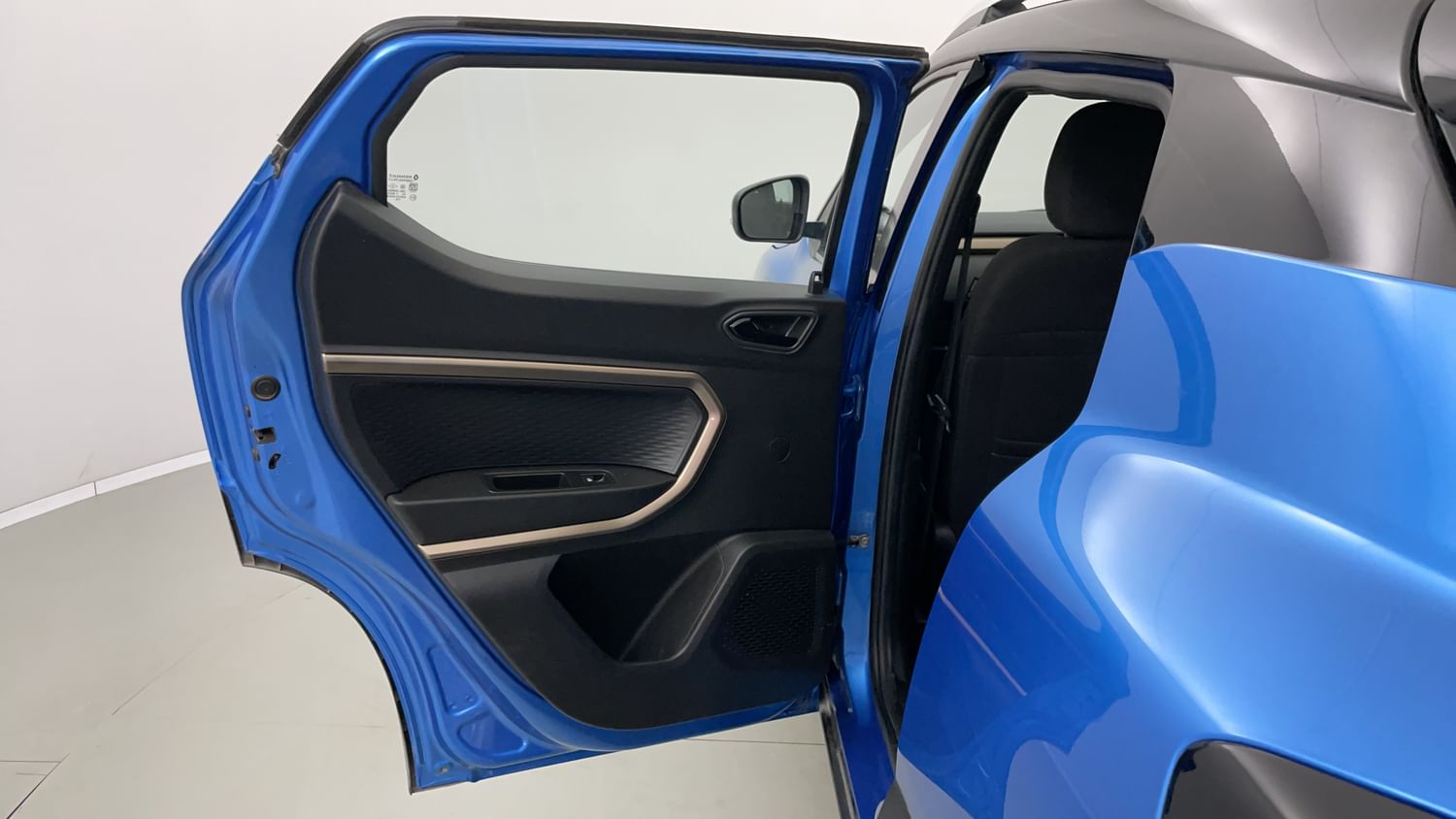 New Renault Kiger interior LEFT REAR DOOR OPEN VIEW