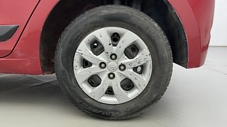 Used 2014 Hyundai Elite i20 Sportz 1.2 Petrol Manual tyres LEFT REAR TYRE RIM VIEW