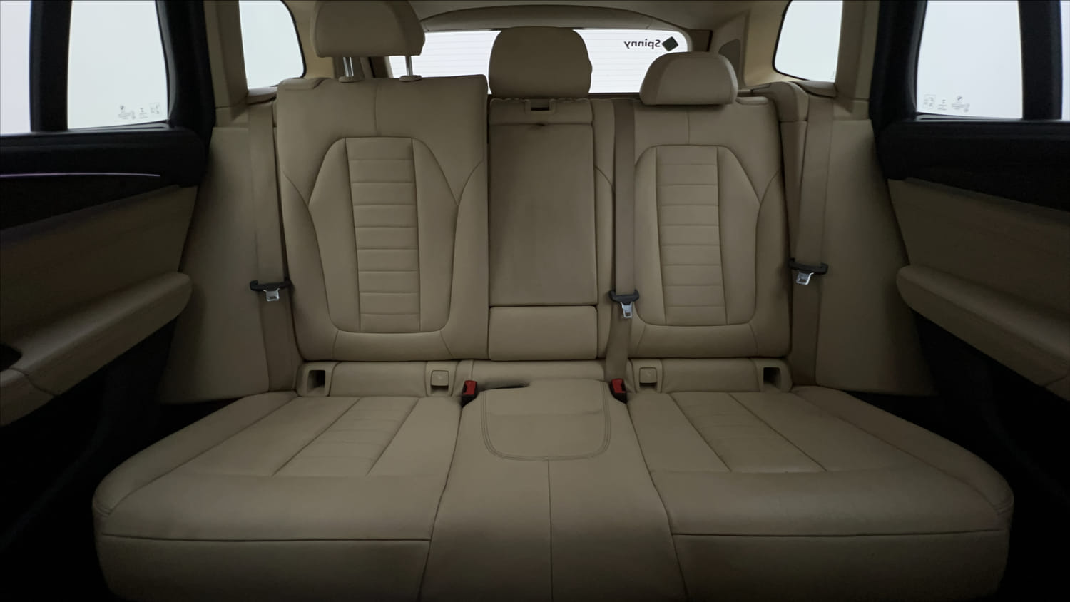 New BMW X3 interior REAR SEAT CONDITION VIEW
