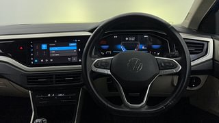 Used 2022 Volkswagen Virtus Topline 1.0 TSI MT Petrol Manual interior STEERING VIEW