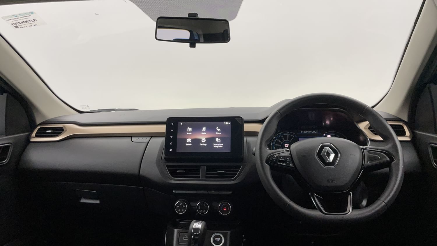 New Renault Kiger interior DASHBOARD VIEW