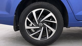 Used 2022 Volkswagen Virtus Topline 1.0 TSI MT Petrol Manual tyres RIGHT REAR TYRE RIM VIEW