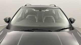 Used 2022 Volkswagen Taigun Topline 1.0 TSI MT Petrol Manual exterior FRONT WINDSHIELD VIEW