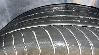 Used 2022 Volkswagen Taigun Topline 1.0 TSI MT Petrol Manual tyres LEFT REAR TYRE TREAD VIEW