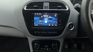 Used 2021 Tata Tigor Revotron XZ+ Petrol Manual interior MUSIC SYSTEM & AC CONTROL VIEW