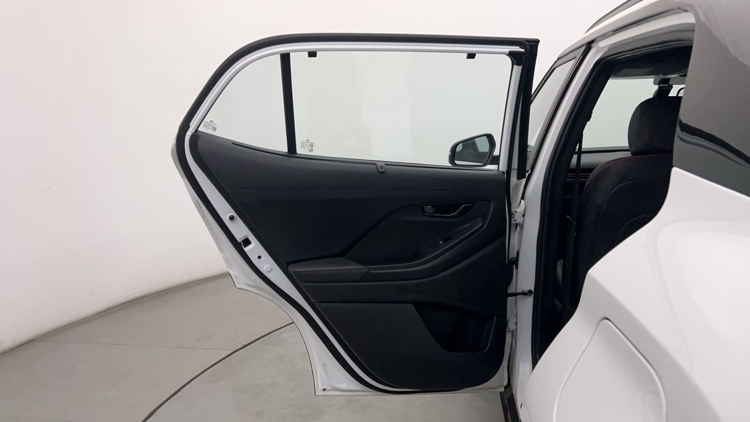 New Hyundai Creta N-Line interior LEFT REAR DOOR OPEN VIEW