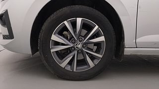 Used 2022 Skoda Slavia Style 1.0L TSI MT Petrol Manual tyres LEFT FRONT TYRE RIM VIEW