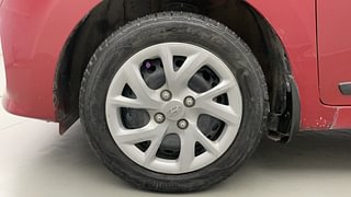 Used 2019 Hyundai Grand i10 Magna 1.2 Kappa VTVT Petrol Manual tyres LEFT FRONT TYRE RIM VIEW