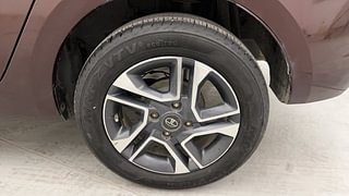 Used 2021 Tata Tigor Revotron XZ+ Petrol Manual tyres LEFT REAR TYRE RIM VIEW