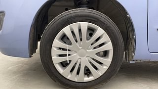 Used 2013 Maruti Suzuki Wagon R 1.0 [2010-2019] VXi Petrol Manual tyres LEFT FRONT TYRE RIM VIEW