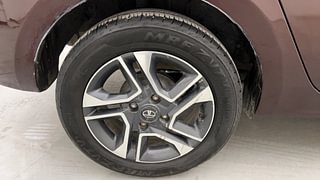 Used 2021 Tata Tigor Revotron XZ+ Petrol Manual tyres RIGHT REAR TYRE RIM VIEW