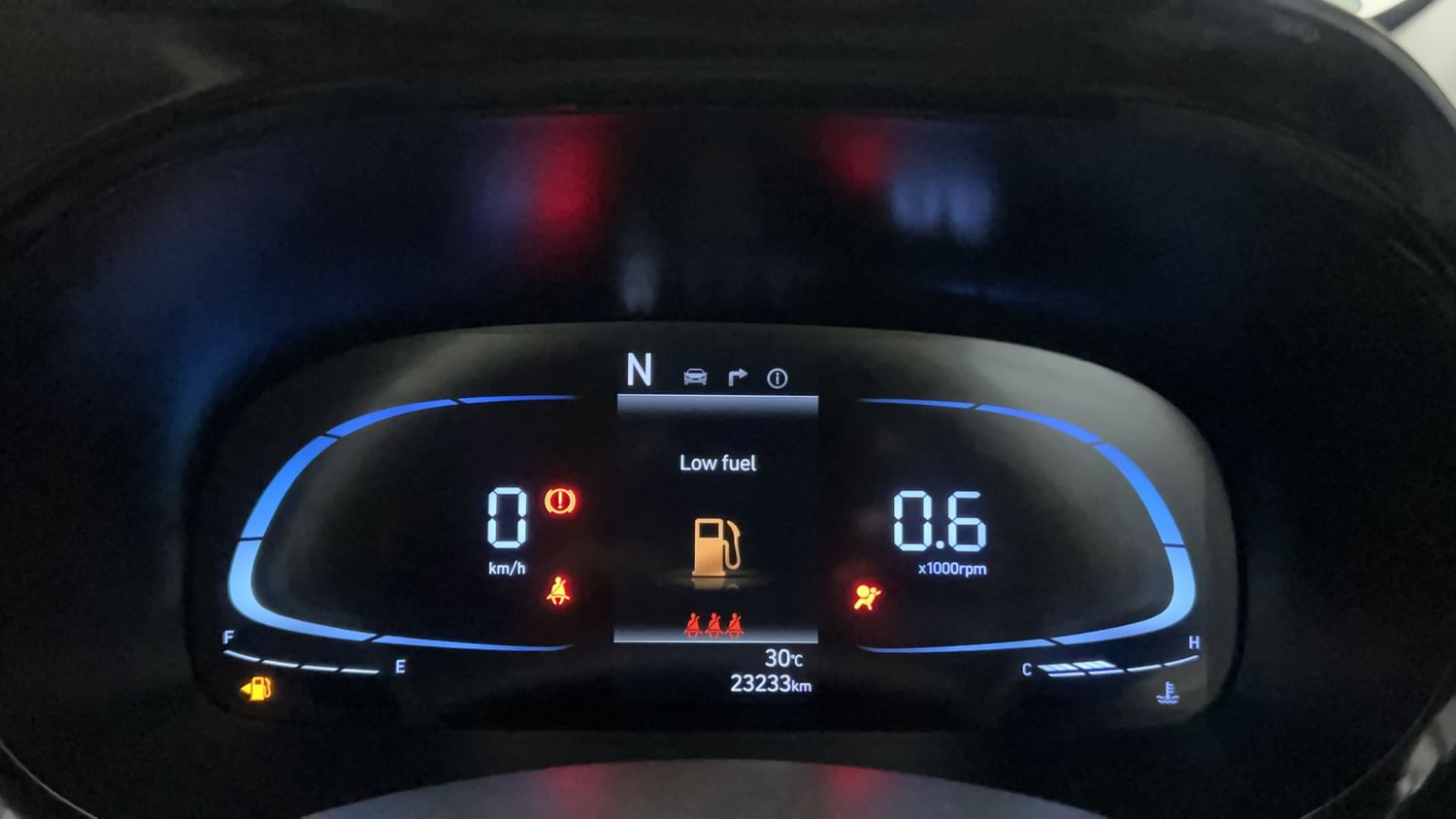 New Hyundai Exter interior CLUSTERMETER VIEW