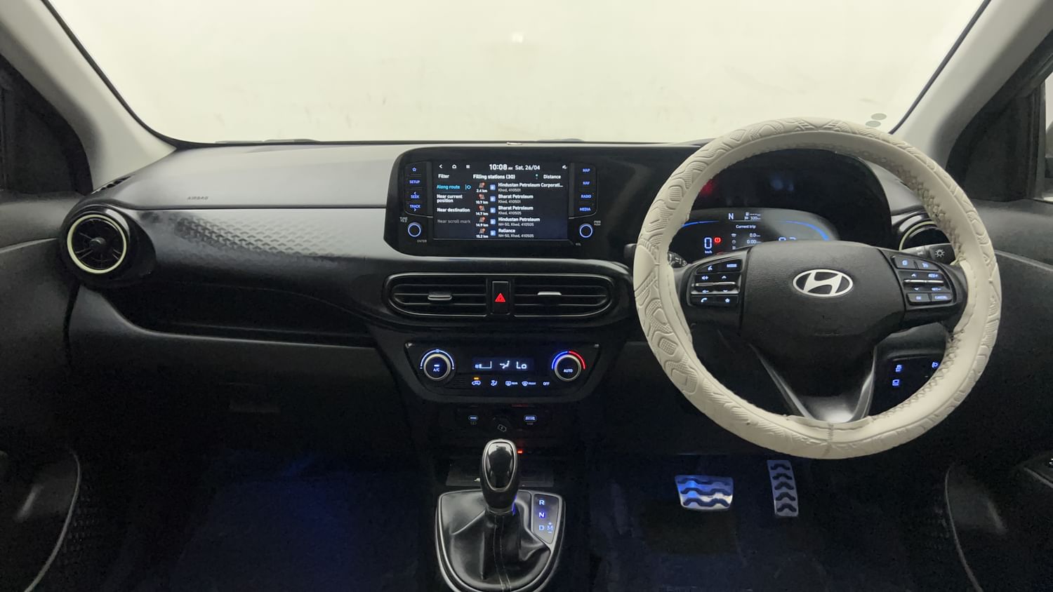 New Hyundai Exter interior DASHBOARD VIEW