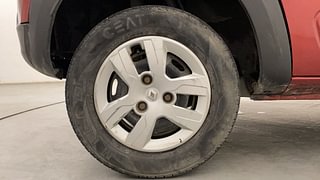 Used 2017 Renault Kwid RXT Petrol Manual tyres RIGHT REAR TYRE RIM VIEW