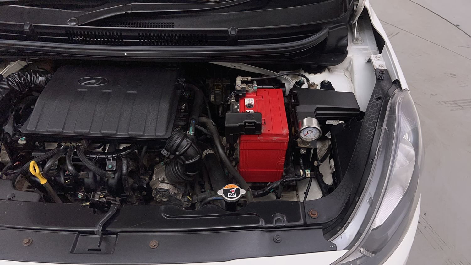 New Hyundai Aura engine ENGINE LEFT SIDE VIEW