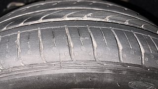 Used 2023 Tata Tigor Revotron XZ+ Petrol Manual tyres LEFT FRONT TYRE TREAD VIEW