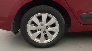 Used 2014 Hyundai Xcent S (O) Petrol Petrol Manual tyres RIGHT REAR TYRE RIM VIEW