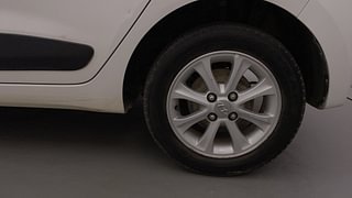 Used 2015 Hyundai Grand i10 Asta AT 1.2 Kappa VTVT Petrol Automatic tyres LEFT REAR TYRE RIM VIEW