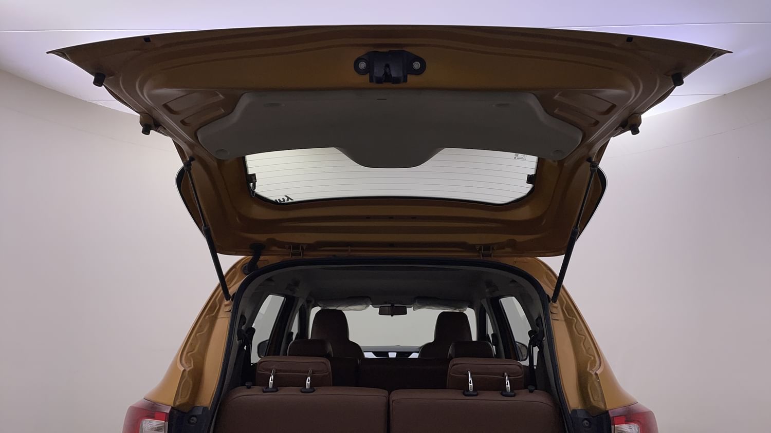 New Renault Triber interior DICKY DOOR OPEN VIEW