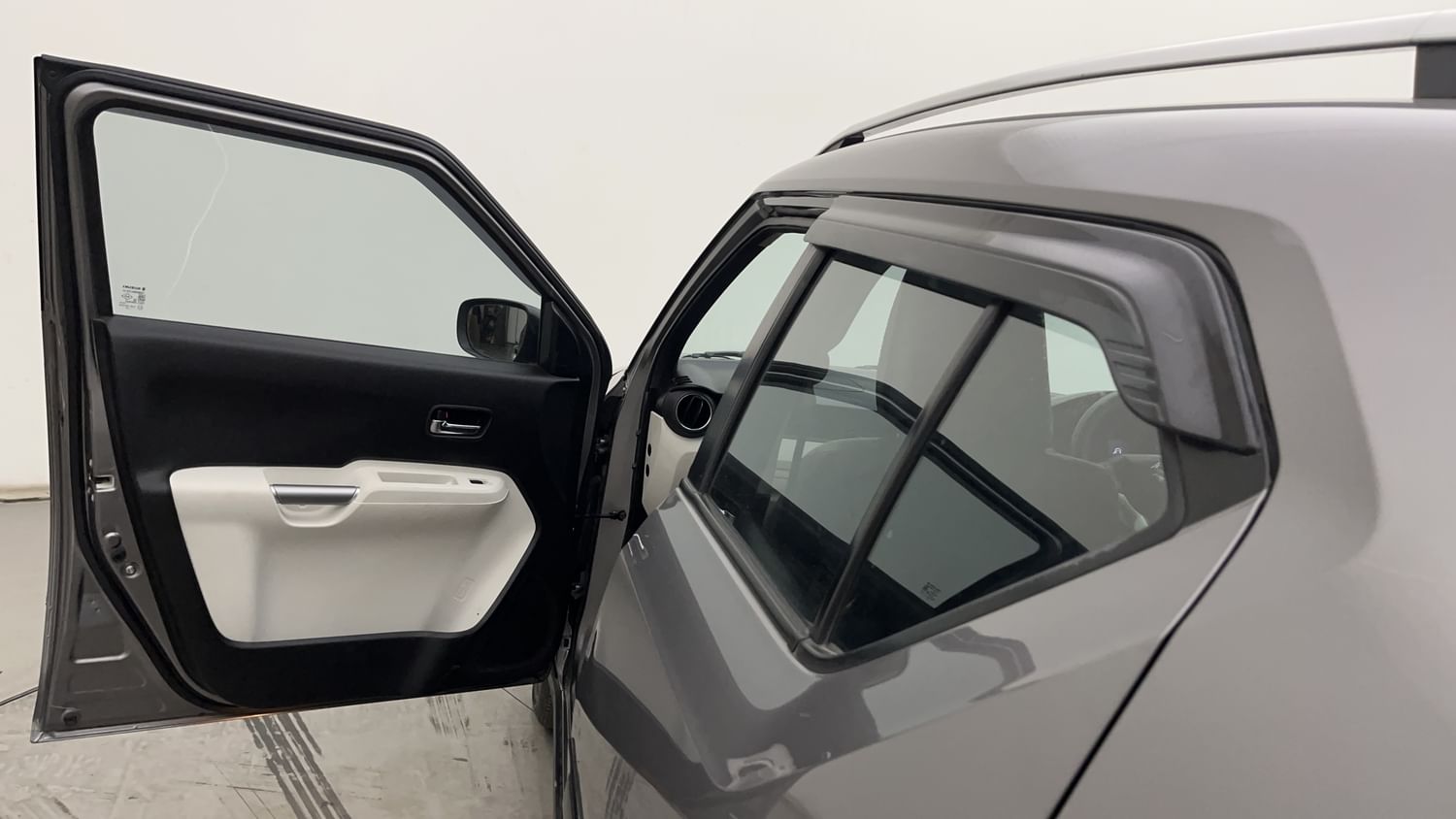 New Maruti Suzuki Ignis interior LEFT FRONT DOOR OPEN VIEW