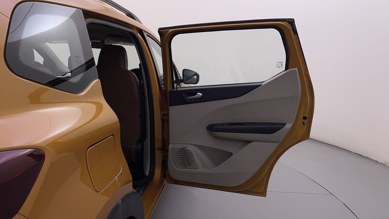 New Renault Triber interior RIGHT REAR DOOR OPEN VIEW