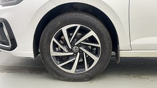 Used 2023 Volkswagen Virtus Topline 1.0 TSI AT Petrol Automatic tyres LEFT FRONT TYRE RIM VIEW