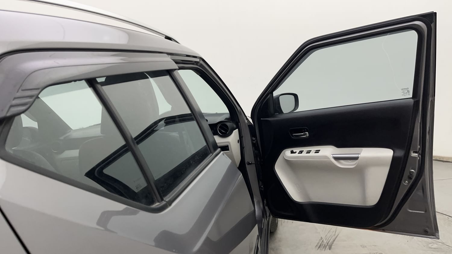 New Maruti Suzuki Ignis interior RIGHT FRONT DOOR OPEN VIEW