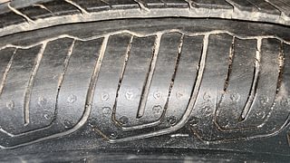 Used 2023 Volkswagen Virtus Topline 1.0 TSI AT Petrol Automatic tyres LEFT REAR TYRE TREAD VIEW